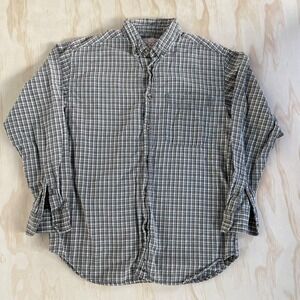 Vintage Coliseum Shirt Mens Large Multicolor Long Sleeve Casual Cotton Button Up